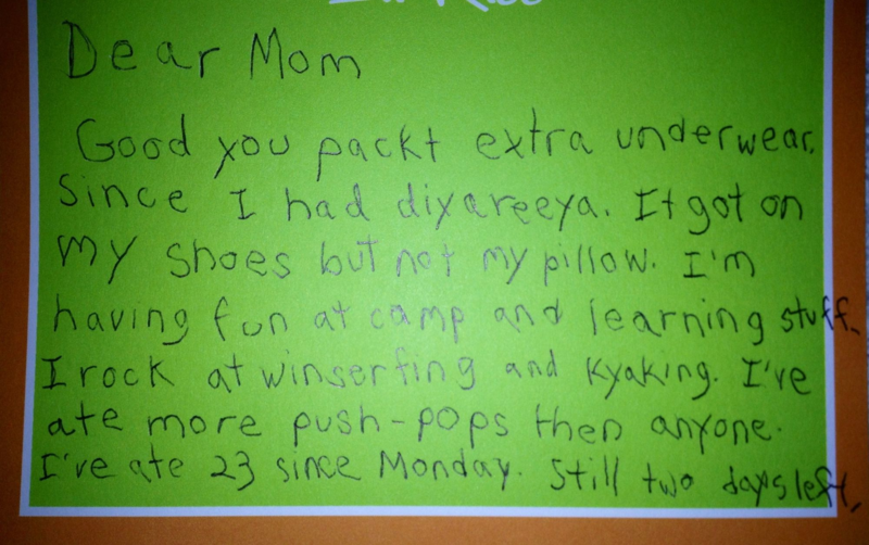 This Mom Received The Funniest (And Kinda Gross) Letters From Her Son