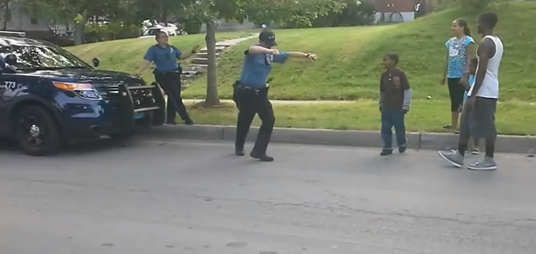 This Police Officer Does NOT Have The Moves!